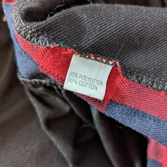 Plaid and black button detail tunic - Picture 6 of 7